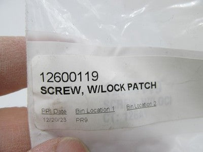 Lot of 2 Harley Davidson Genuine NOS Screw w/Lock Patch 12600119