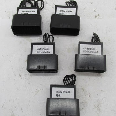 Set of Rockford Fosgate 14+ Harley Touring Boom Audio Amp Bypass Plugs