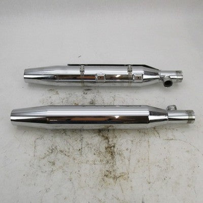 Set of Harley-Davidson OEM 00-06 Softail Chrome Mufflers 65413-00