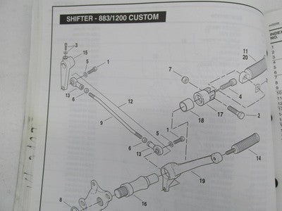 Harley-Davidson official Factory 2002 Sportster Models Parts Catalog 9
