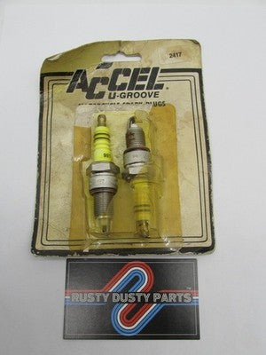 Accel Harley Davidson U-Groove Ignition Spark Plugs 2417