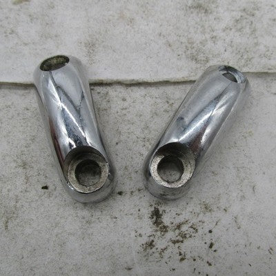 Lot of 2 Harley-Davidson OEM Front Turn Signal Clamps Chrome 68486-82