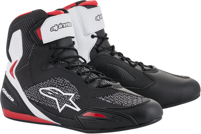 Alpinestars Faster 3 Rideknit Riding Shoes Black Red White 11 2510319123-11