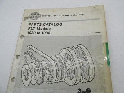Harley-Davidson Official Factory 1980 - 1983 FLT Models Parts Catalog