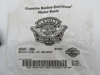 Harley-Davidson Genuine OEM NOS Center Valve Rim Band 43341-09A