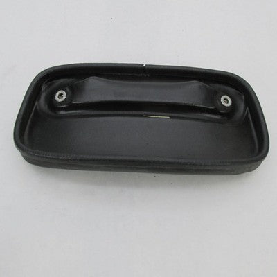 Vtg Harley Davidson OEM NOS Black Leather Passenger Backrest Shovlhead