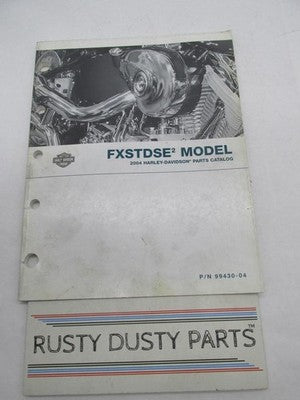 Harley-Davidson Official Factory 2004 FXSTDSE2 Model Parts Catalog 994