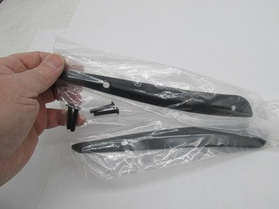 Harley Davidson Genuine NOS Windshield Trim Kit Black Satin 57400320