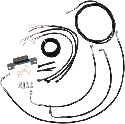 LA Choppers Handlebar Cable/Brake Line Kit LA-8055KT2-08B