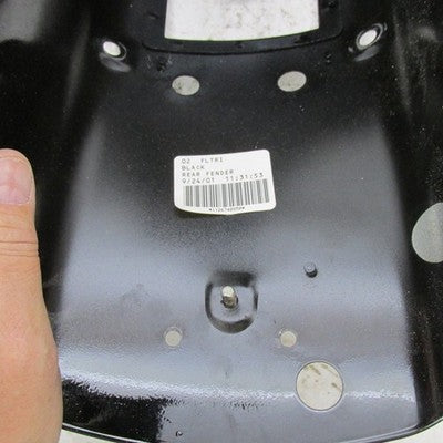 Harley Davidson OEM Touring Rear Fender Vivid Black 59579-01