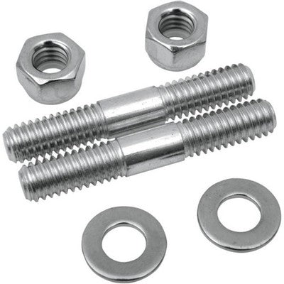 Colony Fork Slider Bottom Cap Stud and Nut Kit - Chrome 8813-4