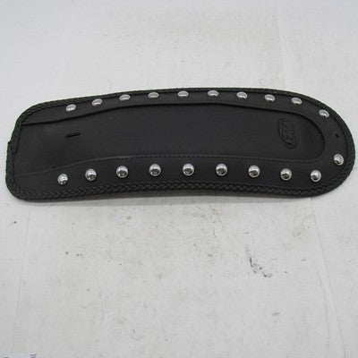 Mustang Harley 15" x 5" Studded Black Vinyl Fender Bib