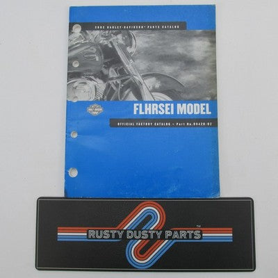 Harley-Davidson Official Factory 2002 FLHRSEI Model Parts Catalog 9942