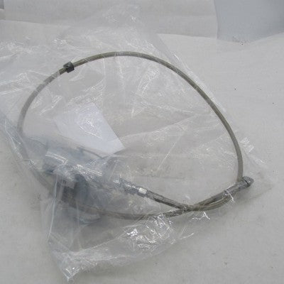 Harley OEM 9/16" Chrome Front Brake Master Cylinder w/ Braided Steel L