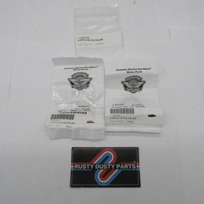 Lot of 2 Harley-Davidson OEM NOS Oil Filler Cap O-Rings 11900160