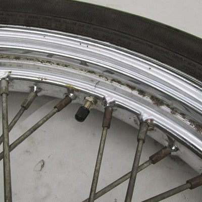 Harley OEM 40-Spoke 19" Dual Disc Front Wheel w/ Dunlop Tire D401F 436