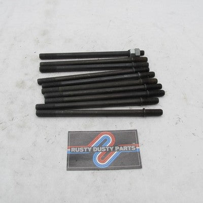 Lot of 10 Harley-Davidson 85-99 EVO Big Twin Cylinder Base Studs Black