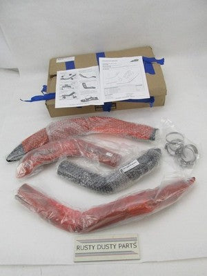 Indian 2017-24 Scout Louvered Exhaust Heat Shields Matte Black 2883482