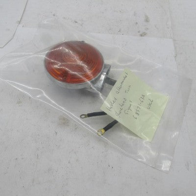 Harley-Davidson Aftermarket Shovelhead Turn Signal Assembly Amber Lens