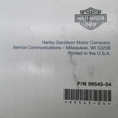 Harley-Davidson Official Factory 2004 FLT Police Models Parts Catalog