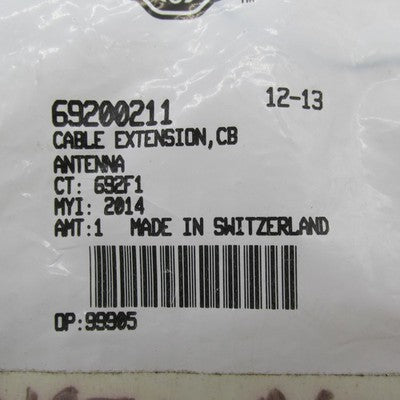 Harley-Davidson Genuine OEM NOS CB Antenna Extension Cable 69200211