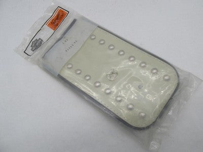 Harley Genuine NOS Cream White Leather Heritage Gas Tank Harness Panel