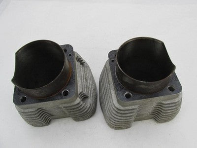Pair of S&S Cycle Harley Davidson 4" Bore Cylinder Jugs 1043-68 1792-6