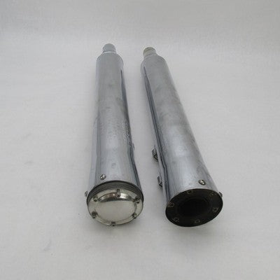 Pair of Harley OEM Screamin Eagle Nightstick Slip-on Mufflers FLTRU 64