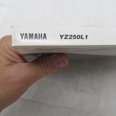 Yamaha YZ250 Owners Service Manual Operator Guide LIT-11626-12-34 5CU
