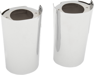 Drag Specialties Fork Slider Covers Chrome Stock Length 0411-0116