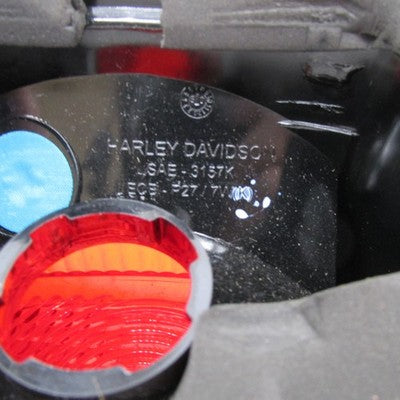 Harley-Davidson OEM Stock Red Taillight Lens SAE-3157K