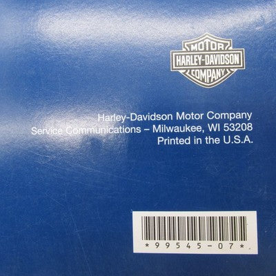 Harley-Davidson Official Factory 2007  FLT Police Models Parts Catalog