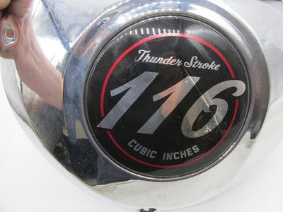 Indian Genuine OEM Chrome Thunder Stroke 116 Cubic Inches Air Cleaner
