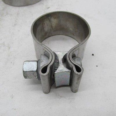 Mixed Lot of 7 Harley Davidson OEM Exhaust Muffler Clamps Varied Sizes