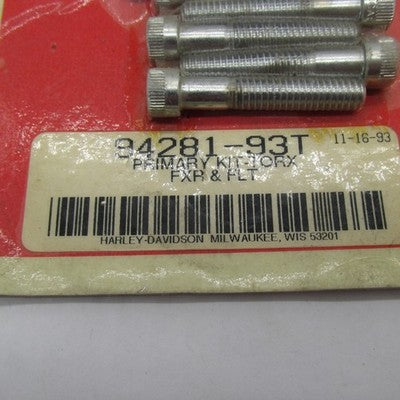 Eagle Iron NOS Chrome Torx Primary Bolt Kit 1988-93 FXR FLH FLT 94281-