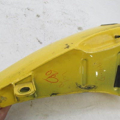 Harley Davidson OEM Left Fuel Tank Yellow White Painted FLSTF Fat Boy