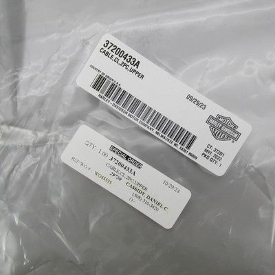 Harley Davidson Genuine OEM Upper Clutch Cable 37200433A