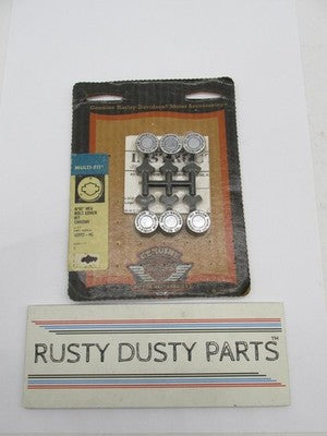 Harley Davidson Genuine NOS Chrome 9/16" Hex Bolt Cover Kit 43892-96