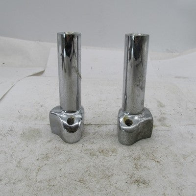 Pair of Harley Davidson OEM Straight Chrome 4.25" Handlebar Risers 1 5