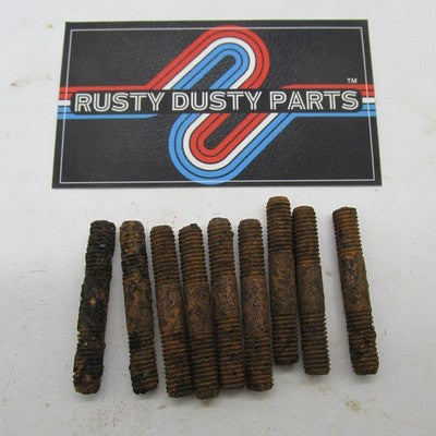 Lot of 9 Harley Davidson NOS 1/4"-24 x 1-11/16" Oil Pump Mounting Stud