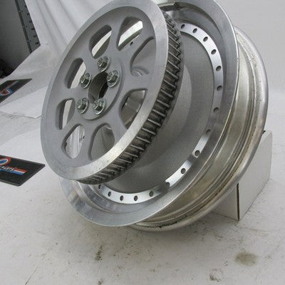 Harley Davidson OEM 16"x3" Rear Wheel Rim w/ Pulley & Brake Rotor 4105