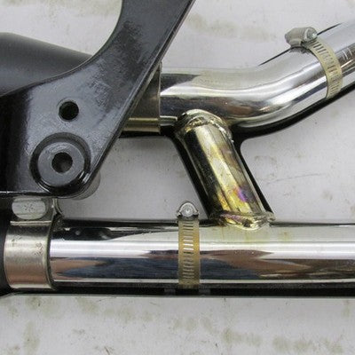 Harley OEM Stock 12-17 Softail Slim Black Exhaust System 64900468 6490