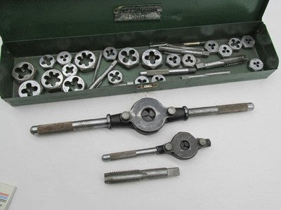 Mixed Lot of Taps & Dies Craftsman Tools