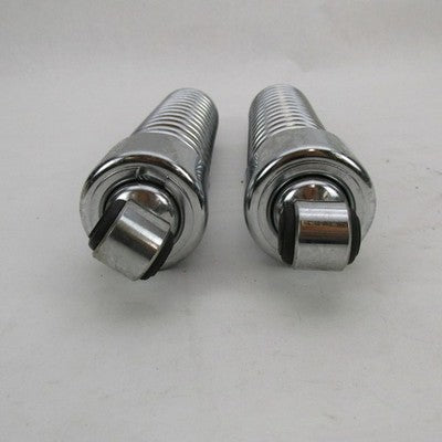 Pair of Harley Genuine OEM Chrome 11-3/4" 11.75" Rear Shock Absorbers