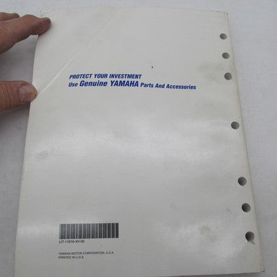 Yamaha OEM XVS650K(C) XVS650AK(C) Service Manual LIT-11616-11-16 LIT-1