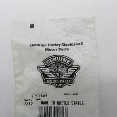 Lot of 2 Harley-Davidson OEM NOS 5/8"-18 Jam Nuts 7916A
