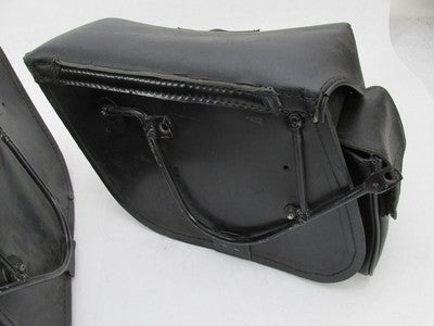 Pair of Harley Davidson Universal Motorcycle Synthetic Leather Saddleb