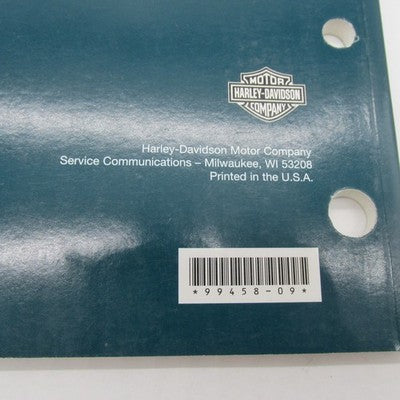 Harley-Davidson Official 2009 CVO Springer FXSTSSE3 Parts Catalog 9945
