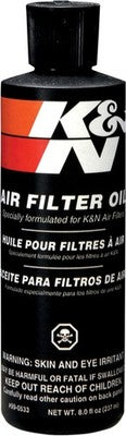 K & N Air Filter Oil 8oz. Squeeze Bottle 99-0533