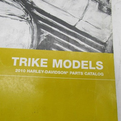 Harley Davidson Genuine 2010 Trike Models Parts Catalog Official 99602